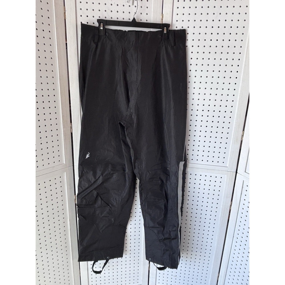 Frogg Toggs Toadz Pants Mens Medium Black Waterproof Rain Overpants Reflective